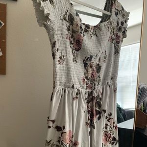 ForJustify, 1X, floral print summer sun dress